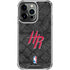 NBA Houston Rockets Dark Rust iPhone 16 Pro Clear Case